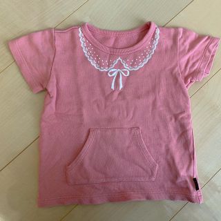 ベルメゾン(ベルメゾン)の100㎝　女児パイル地のTシャツ(Tシャツ/カットソー)