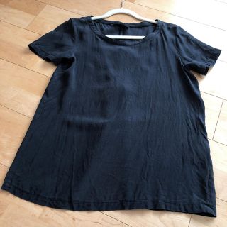 ディーゼル(DIESEL)のDIESEL BLACK GOLD  シルク　トップス  38(カットソー(半袖/袖なし))