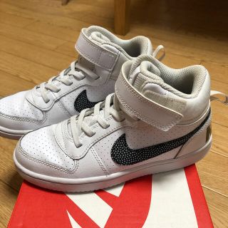 ナイキ(NIKE)の☆値下げ中☆美品☆ナイキ　コートバーロウ　20センチ　白(スニーカー)