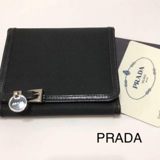 プラダ(PRADA)のプラダ ナイロン レザー 3つ折り 財布 PRADA【 美品 】(財布)