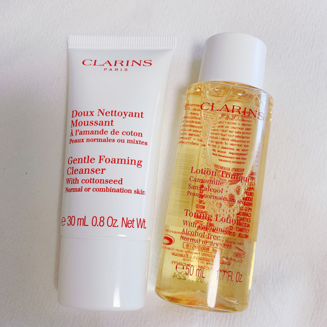 CLARINS(クラランス)の【最終お値下げ】クラランス　CLARINS クレンザー&トーニングローション コスメ/美容のキット/セット(サンプル/トライアルキット)の商品写真