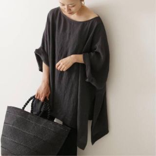 プラージュ(Plage)の2020SS Plage Poncho ブラウス ポンチョ　リネン  麻(シャツ/ブラウス(半袖/袖なし))