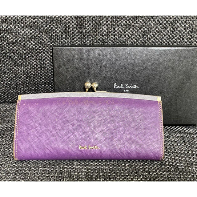 ♡【Paul Smith】ポールスミス がま口 長財布 ピンク 牛革