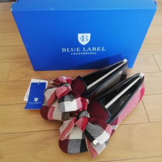 バーバリーブルーレーベル(BURBERRY BLUE LABEL)のBLUE LABEL CRESTBRIDGE　フラットシューズ　靴　パンプス(ハイヒール/パンプス)