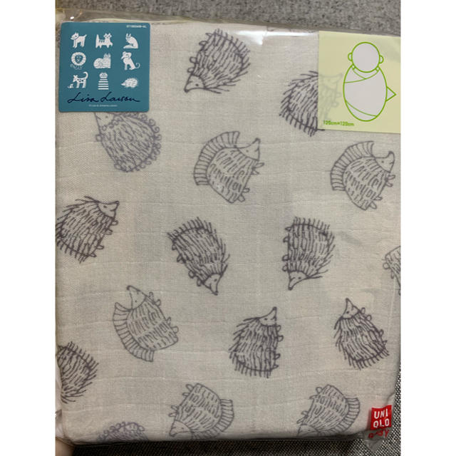 UNIQLO(ユニクロ)の新品　ユニクロ　リサラーソン  おくるみ キッズ/ベビー/マタニティのこども用ファッション小物(おくるみ/ブランケット)の商品写真