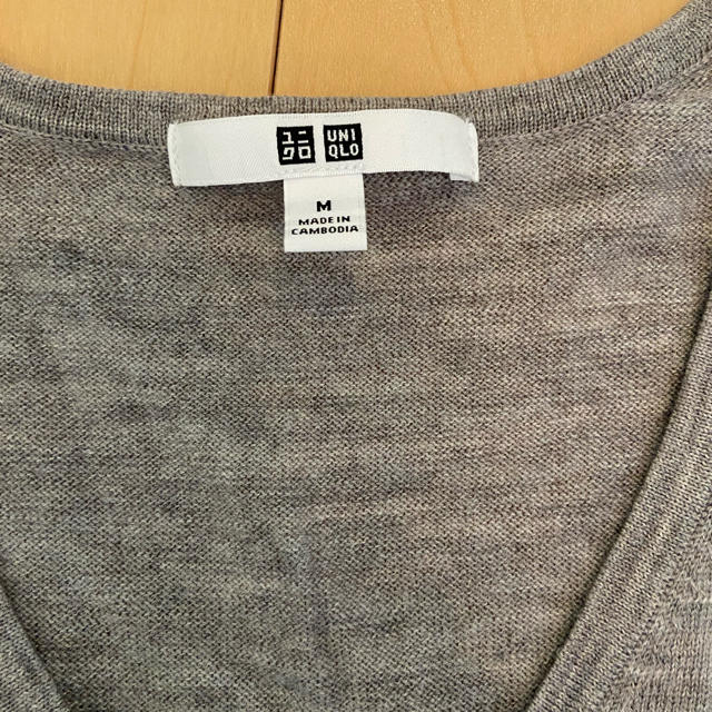 UNIQLO(ユニクロ)の【良品】ニット セーター ユニクロ グレー レディースのトップス(ニット/セーター)の商品写真