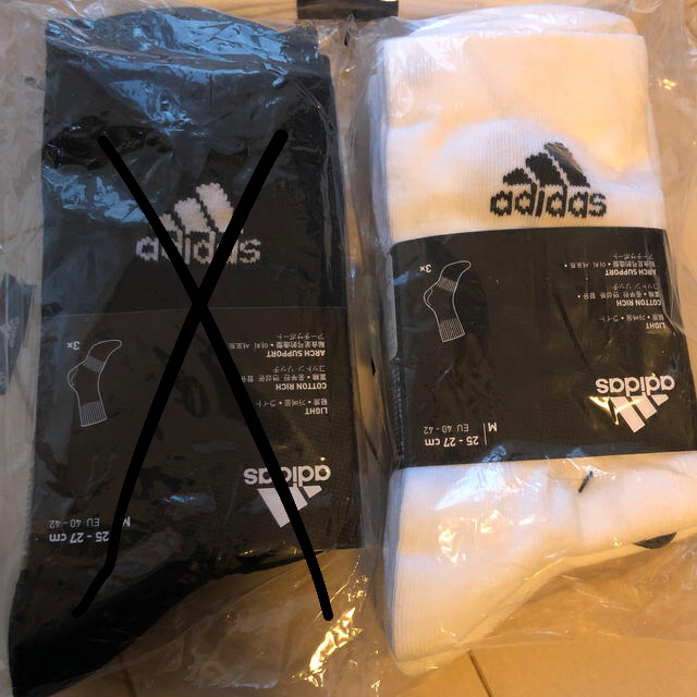 adidas(アディダス)のコサック様専用アディダス  ソックス　6足　白2セット メンズのメンズ その他(その他)の商品写真