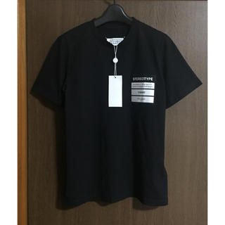 マルタンマルジェラ(Maison Martin Margiela)の20SS新品44 メゾン マルジェラ ステレオタイプ Tシャツ メンズ ブラック(Tシャツ/カットソー(半袖/袖なし))