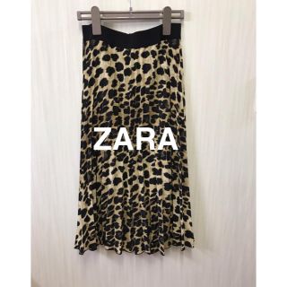 ザラ(ZARA)のZARA プリーツスカート(ひざ丈スカート)