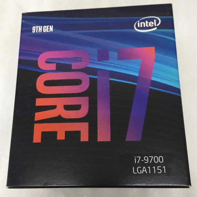 Intel Core i7 9700 BOX 新品LGA1151周波数-定格