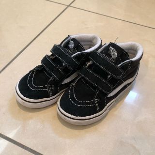 ヴァンズ(VANS)のvans オールドスクールミドルカットスニーカー　ブラック　13㎝(スニーカー)