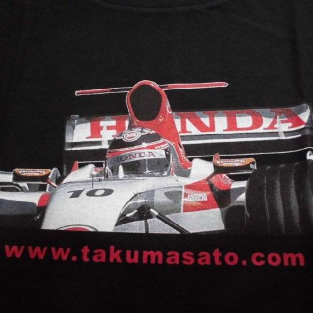 ホンダ(ホンダ)の★未使用・レア非売品★ＨＯＮＤＡ（ホンダ）Ｆ１／佐藤琢磨：size：Ｌ（黒） メンズのトップス(Tシャツ/カットソー(半袖/袖なし))の商品写真