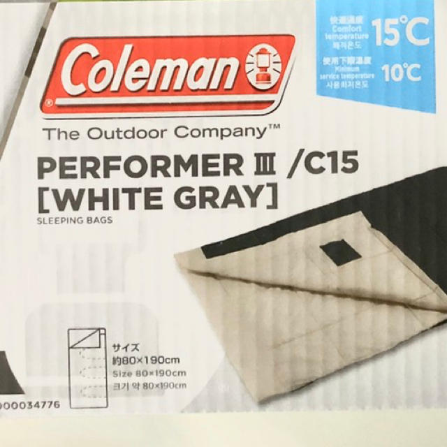 Coleman(コールマン)の♪新品未開封♪ コールマン 寝袋 スリーピングバック スポーツ/アウトドアのアウトドア(寝袋/寝具)の商品写真