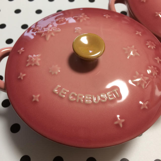 LE CREUSET - ♡ルクルーゼ ミニマルミット スターレリーフ ローズ
