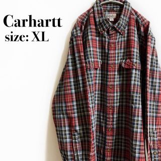 カーハート(carhartt)のCarhartt カーハート ヴィンテージ ポケット ワークシャツ チェック(シャツ)