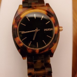 ニクソン(NIXON)のNIXON　タイムテラー　鼈甲柄(腕時計(アナログ))