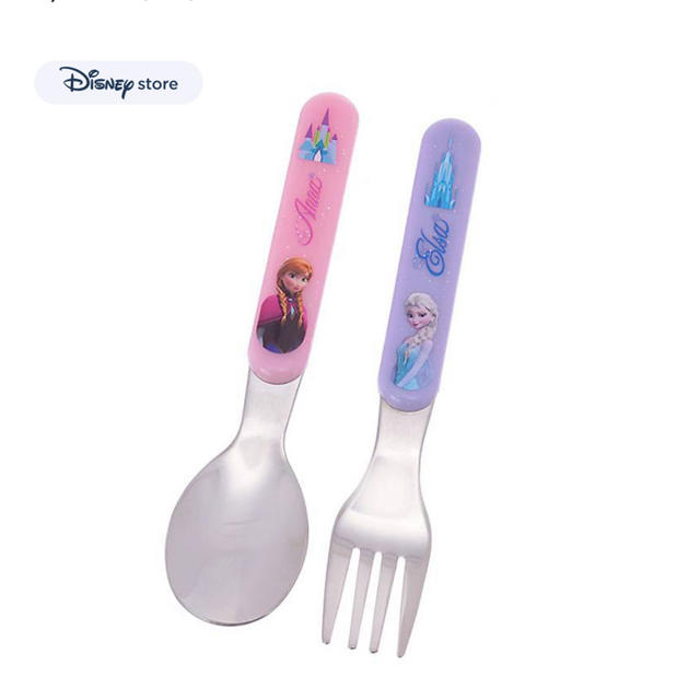 Disney(ディズニー)のアナ　エルサ　オラフ　プレートセット2セット　　　　　フローズンブルー インテリア/住まい/日用品のキッチン/食器(食器)の商品写真