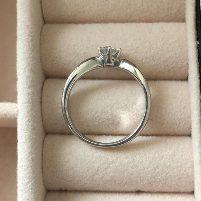 ELLE(エル)のELLE プラチナダイヤモンドリング レディースのアクセサリー(リング(指輪))の商品写真