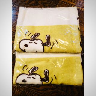 スヌーピー(SNOOPY)のスヌーピー　タオル2枚セット(キャラクターグッズ)