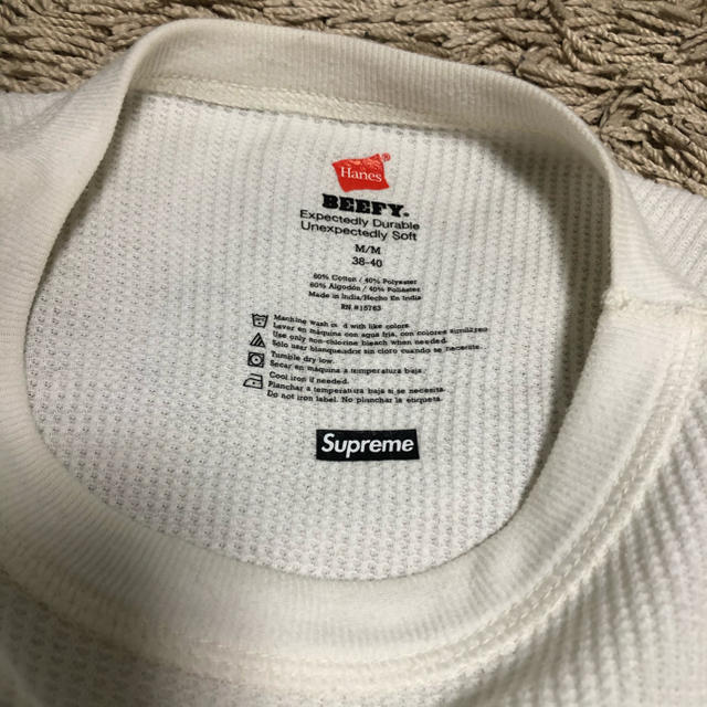 Supreme(シュプリーム)のsupreme ヘインズ サーマルカットソー ロンT メンズのトップス(Tシャツ/カットソー(七分/長袖))の商品写真