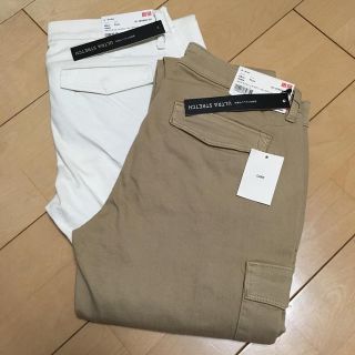 ユニクロ(UNIQLO)のユニクロ　ストレッチカーゴパンツ2色新品未使用(カジュアルパンツ)