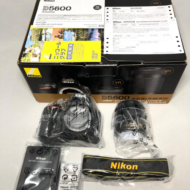 新品未使用 Nikon D5600 AF-P18-55レンズKITメーカー保証付