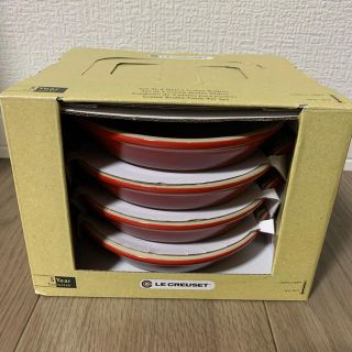 ルクルーゼ(LE CREUSET)のルクルーゼ　チェリーレッド　クリームブリュレ(食器)