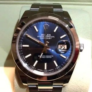 ロレックス(ROLEX)のロレックス  デイトジャスト 41 126300ブルー(腕時計(アナログ))