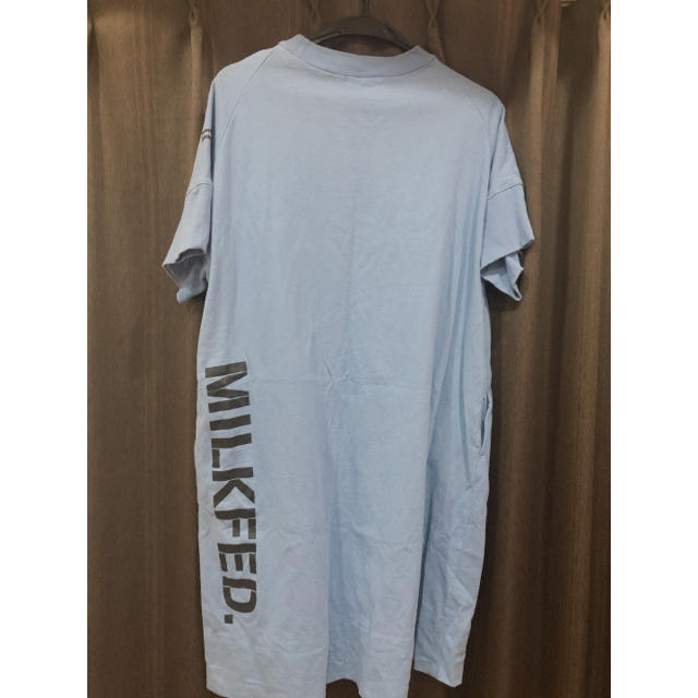 MILKFED.(ミルクフェド)のMILKFED. Tシャツワンピース　ほぼ新品 レディースのトップス(Tシャツ(半袖/袖なし))の商品写真