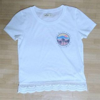 ホリスター(Hollister)のHOLLISTER　ホリスター　Tシャツ　カットソー　レース(Tシャツ(半袖/袖なし))