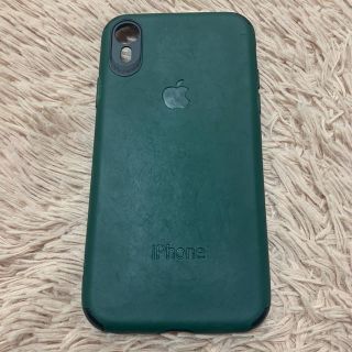 iPhoneXR ケース 緑(iPhoneケース)