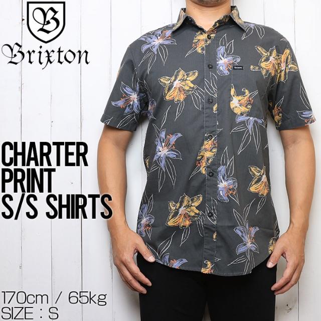 ブリクストン CHARTER PRINT S/S WOVEN SHIRTS