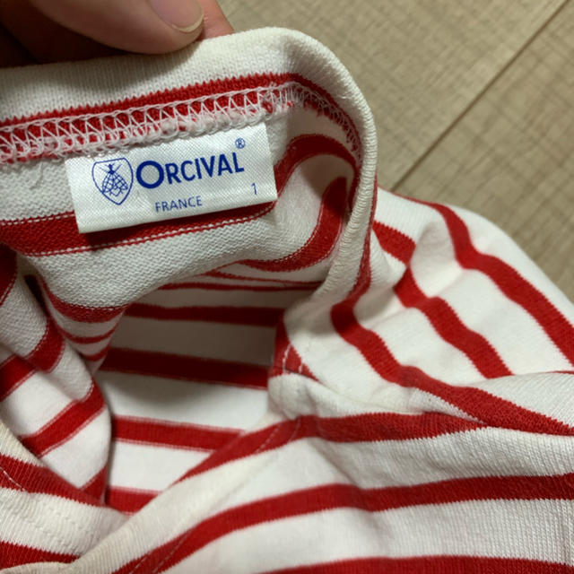 ORCIVAL(オーシバル)のORCIVAL 赤ボーダーT レディースのトップス(Tシャツ(半袖/袖なし))の商品写真