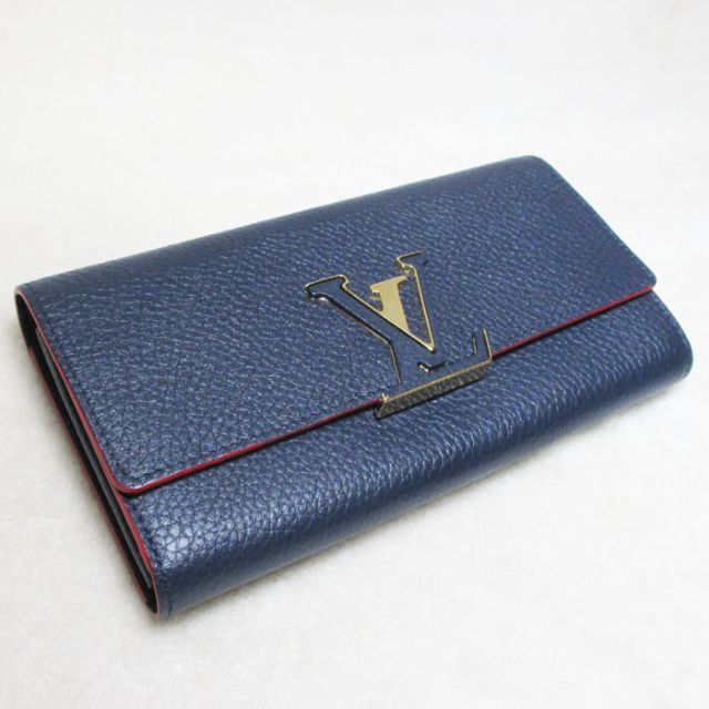 LOUIS VUITTON(ルイヴィトン)のLV ポルトフォイユ・カプシーヌ M63739 長財布 マリーヌルージュ レディースのファッション小物(財布)の商品写真