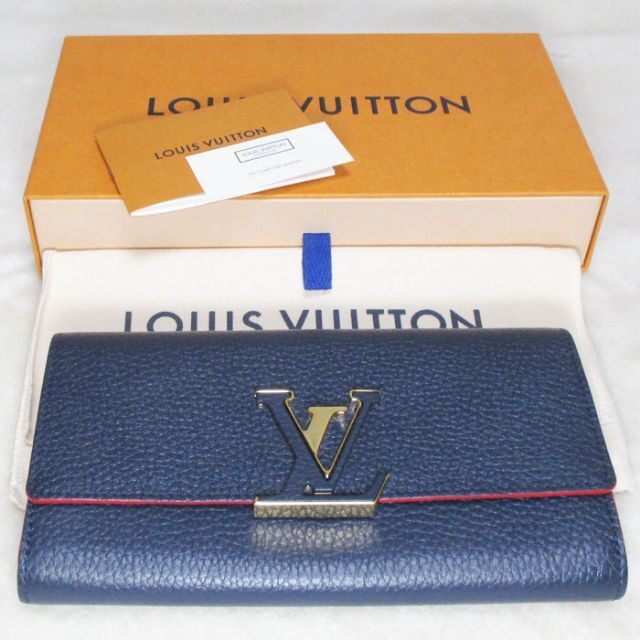 LOUIS VUITTON(ルイヴィトン)のLV ポルトフォイユ・カプシーヌ M63739 長財布 マリーヌルージュ レディースのファッション小物(財布)の商品写真