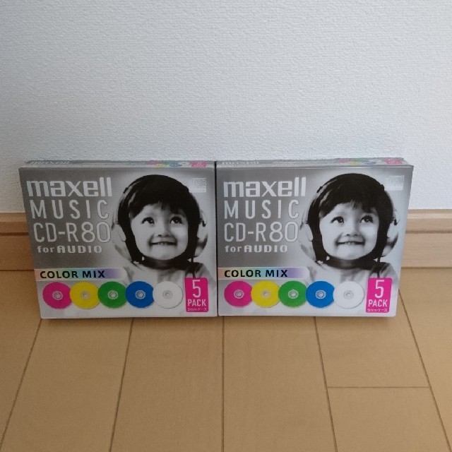 maxell(マクセル)のmaxell CD-R 音楽用 10枚 スマホ/家電/カメラのオーディオ機器(その他)の商品写真