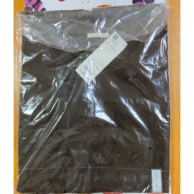 GU(ジーユー)のGU Iラインワンピース ダークブラウン 新品 レディースのトップス(Tシャツ(半袖/袖なし))の商品写真