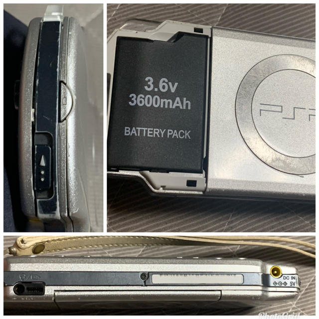 PlayStation Portable(プレイステーションポータブル)のPSP-2000 シルバー　送料無料 エンタメ/ホビーのゲームソフト/ゲーム機本体(その他)の商品写真