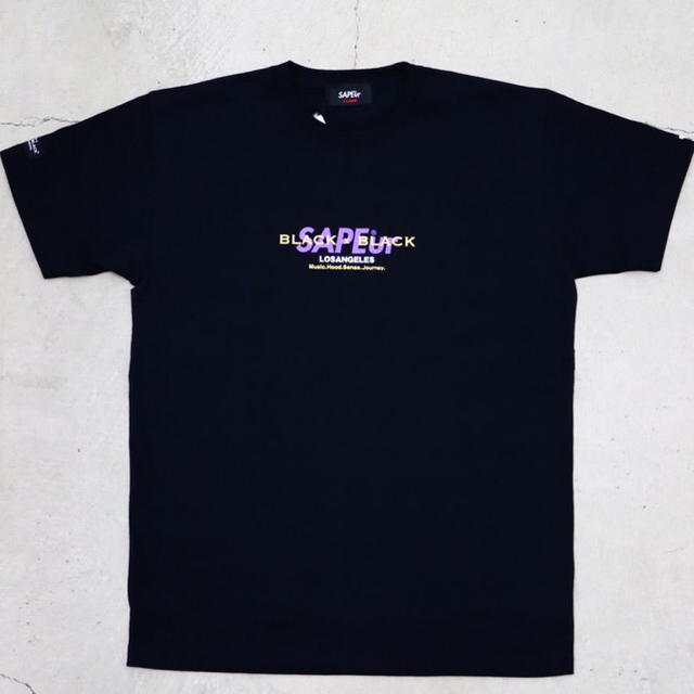 SAPEur×BLACK×BLACK VENISGATE t-shirt