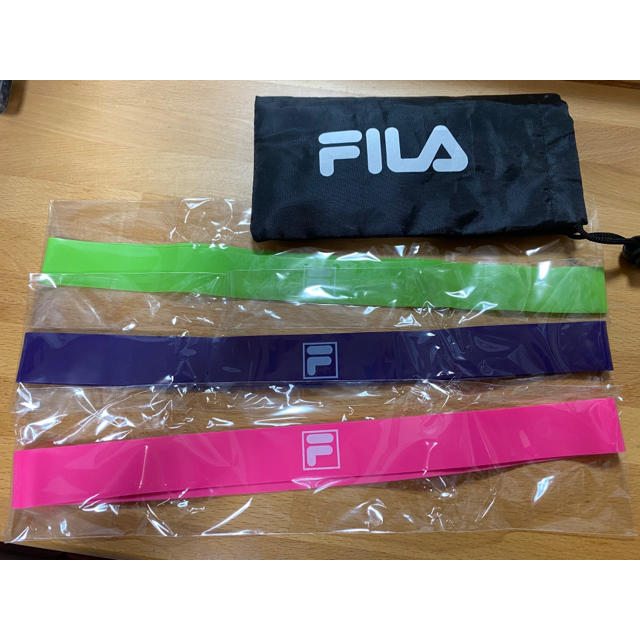 FILA(フィラ)の【筋トレ】ゴムバンド スポーツ/アウトドアのトレーニング/エクササイズ(トレーニング用品)の商品写真