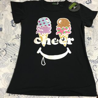 チアー(CHEER)のCHEERの黒Tシャツ 160センチ(Tシャツ/カットソー)