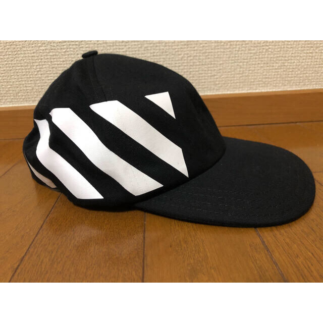 【パプリコさま専用】【新品】OFF-WHITE DIAG BLACK CAPキャップ