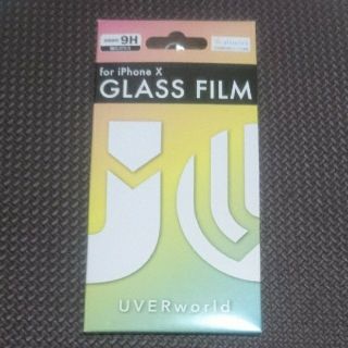 アイフォーン(iPhone)のUVERworld GLASS FILM for iPhone X(保護フィルム)