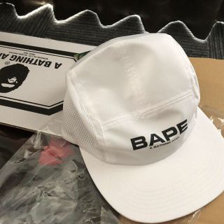 アベイシングエイプ(A BATHING APE)の未使用 BAPE® Jet Cap ジェットキャップ 白色フリーサイズ(キャップ)