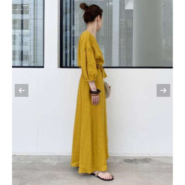 L'Appartement DEUXIEME CLASSE(アパルトモンドゥーズィエムクラス)の定価3.8万　L'Appartement Linen Madam Dress レディースのワンピース(ロングワンピース/マキシワンピース)の商品写真