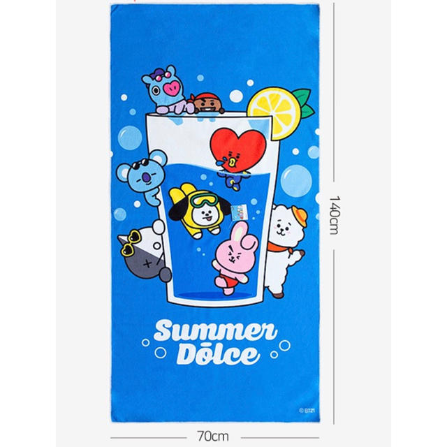 防弾少年団 Bts Bt21 公式 ビーチタオルの通販 By Kuku S Shop ボウダンショウネンダンならラクマ