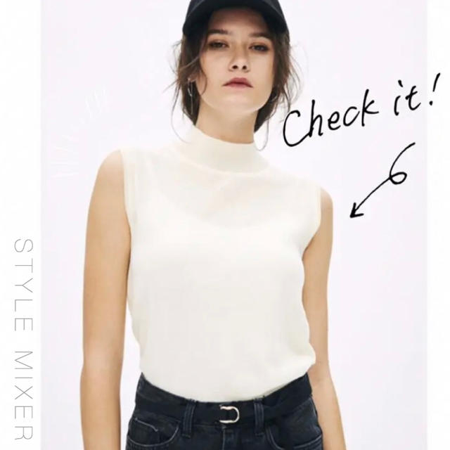 STYLE MIXER✽ノースリハイネックニット✽サマーニット✽ レディースのトップス(ニット/セーター)の商品写真