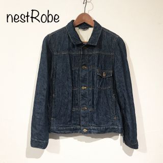 ネストローブ(nest Robe)の★ 美品 未使用 ★nestrobe【ネストローブ】リネン デニムGジャン日本製(Gジャン/デニムジャケット)