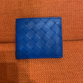 ボッテガヴェネタ(Bottega Veneta)のボッテガヴェネタ 二つ折り　ブルー(折り財布)