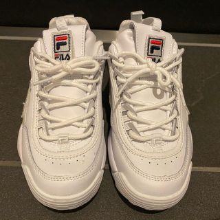 エモダ(EMODA)の【EMODA×FILA】 ディスラプター2パッチスニーカー(スニーカー)